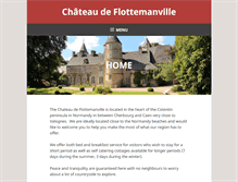 Tablet Screenshot of chateau-flottemanville.com